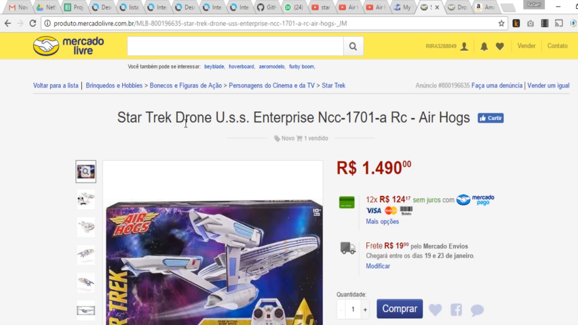 USS Enterprise de Ouro