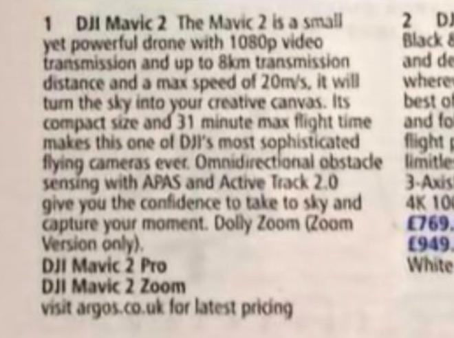 DJI Mavic 2 Pro e Mavic 2 Zoom